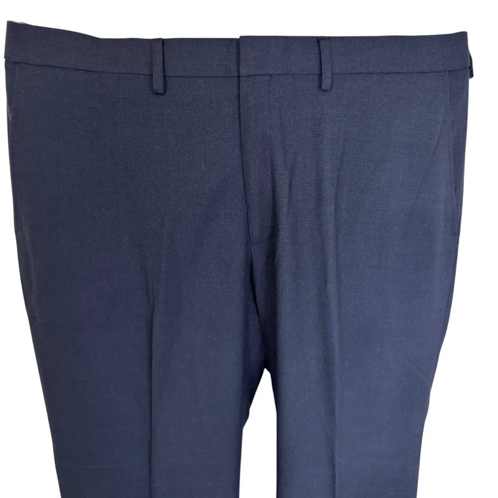 J.M.‎ Haggar classic fit pants 38x30 Dark Dusty Blue